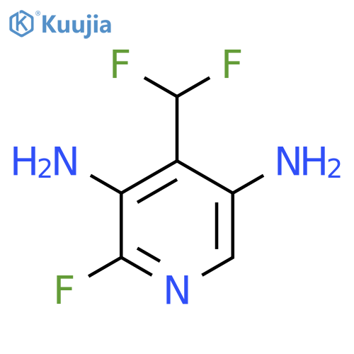3,5-Diamino-4-(difluoromethyl)-2-fluoropyridine structure