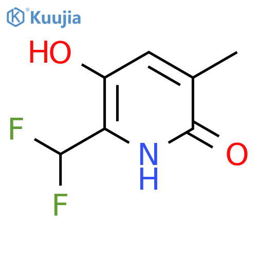 2-(Difluoromethyl)-3,6-dihydroxy-5-methylpyridine structure