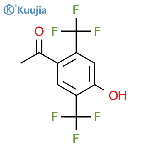 2',5'-Bis(trifluoromethyl)-4'-hydroxyacetophenone structure