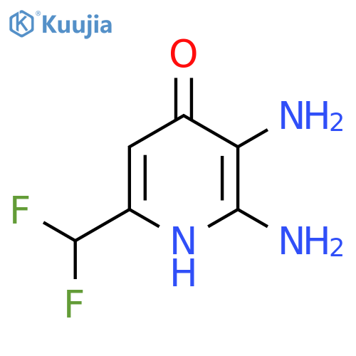 2,3-Diamino-6-(difluoromethyl)-4-hydroxypyridine structure