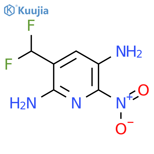 2,5-Diamino-3-(difluoromethyl)-6-nitropyridine structure