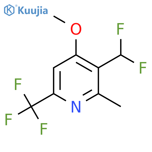 3-(Difluoromethyl)-4-methoxy-2-methyl-6-(trifluoromethyl)pyridine structure