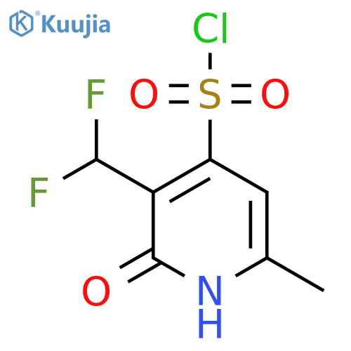 3-(Difluoromethyl)-2-hydroxy-6-methylpyridine-4-sulfonyl chloride structure