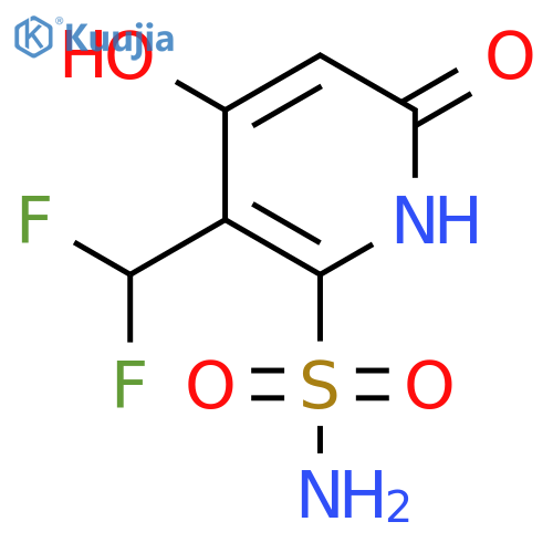 3-(Difluoromethyl)-4,6-dihydroxypyridine-2-sulfonamide structure