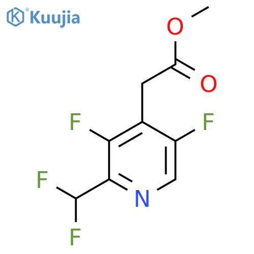 Methyl 3,5-difluoro-2-(difluoromethyl)pyridine-4-acetate structure