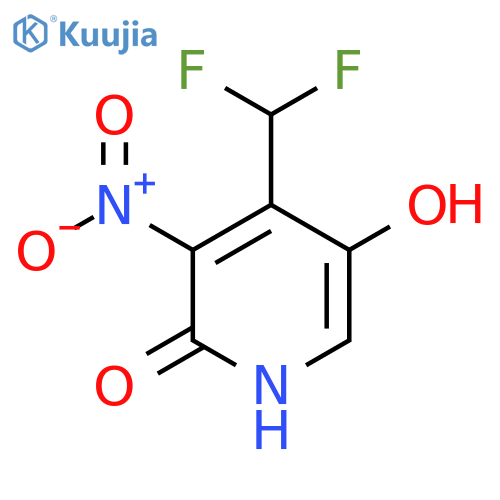 4-(Difluoromethyl)-2,5-dihydroxy-3-nitropyridine structure