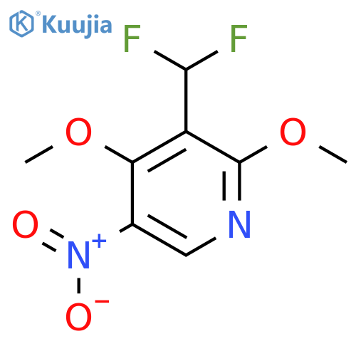 3-(Difluoromethyl)-2,4-dimethoxy-5-nitropyridine structure