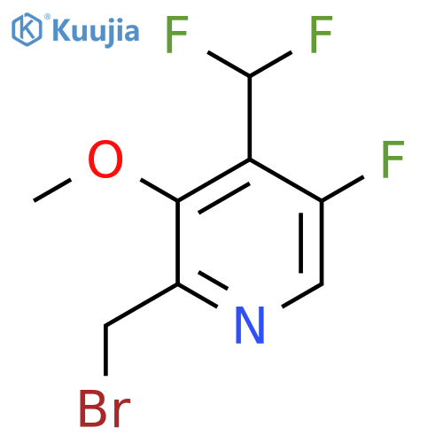 2-(Bromomethyl)-4-(difluoromethyl)-5-fluoro-3-methoxypyridine structure