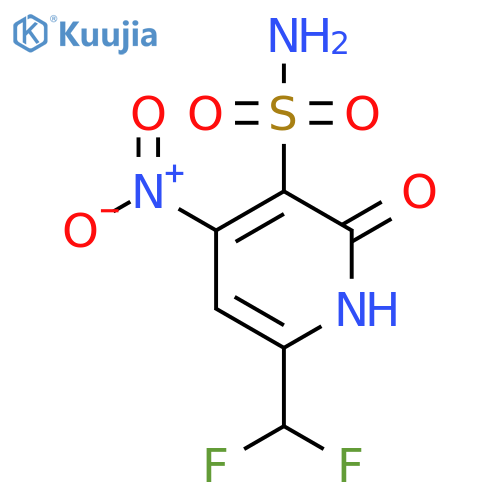 6-(Difluoromethyl)-2-hydroxy-4-nitropyridine-3-sulfonamide structure