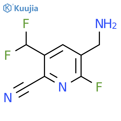5-(Aminomethyl)-2-cyano-3-(difluoromethyl)-6-fluoropyridine structure