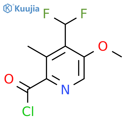 4-(Difluoromethyl)-5-methoxy-3-methylpyridine-2-carbonyl chloride structure