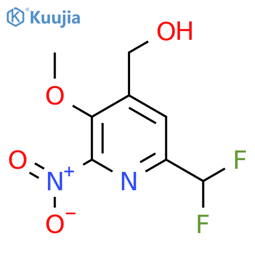 6-(Difluoromethyl)-3-methoxy-2-nitropyridine-4-methanol structure