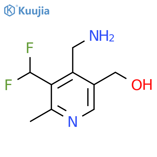 4-(Aminomethyl)-3-(difluoromethyl)-2-methylpyridine-5-methanol structure