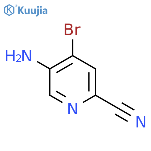 5-Amino-4-bromopicolinonitrile structure