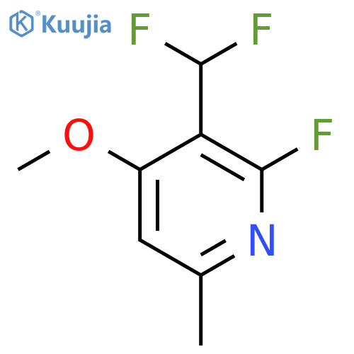 3-(Difluoromethyl)-2-fluoro-4-methoxy-6-methylpyridine structure