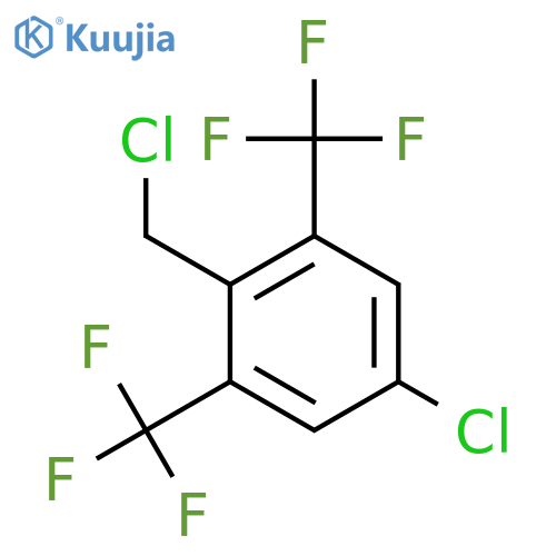 2,6-Bis(trifluoromethyl)-4-chlorobenzyl chloride structure