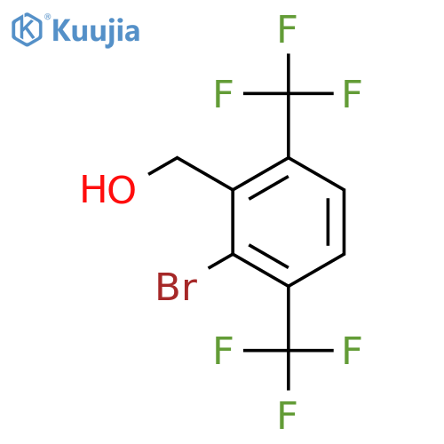3,6-Bis(trifluoromethyl)-2-bromobenzyl alcohol structure