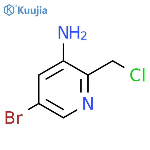3-Amino-5-bromo-2-(chloromethyl)pyridine structure