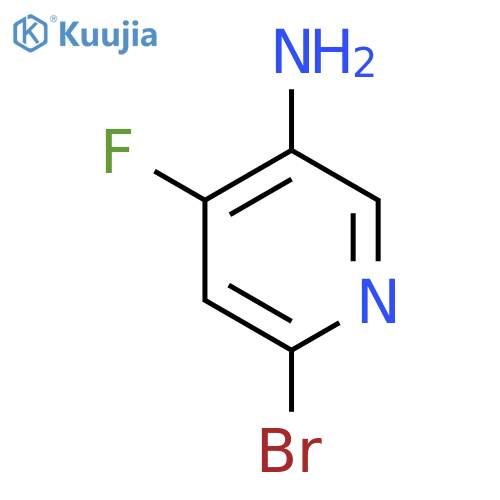 5-Amino-2-bromo-4-fluoropyridine structure