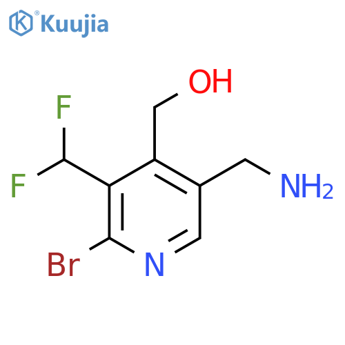 5-(Aminomethyl)-2-bromo-3-(difluoromethyl)pyridine-4-methanol structure