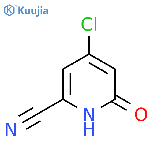 4-Chloro-6-hydroxypicolinonitrile structure