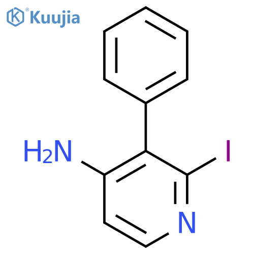 4-Amino-2-iodo-3-phenylpyridine structure