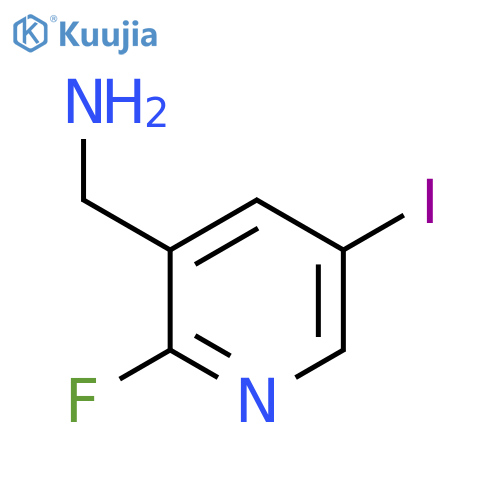 3-Aminomethyl-2-fluoro-5-iodopyridine structure