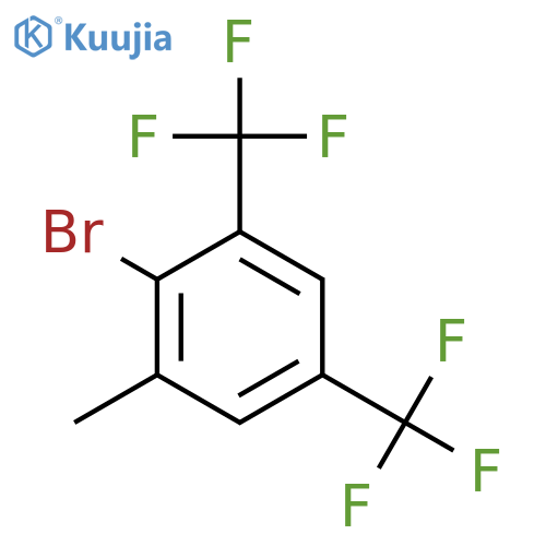 3,5-Bis(trifluoromethyl)-2-bromotoluene structure