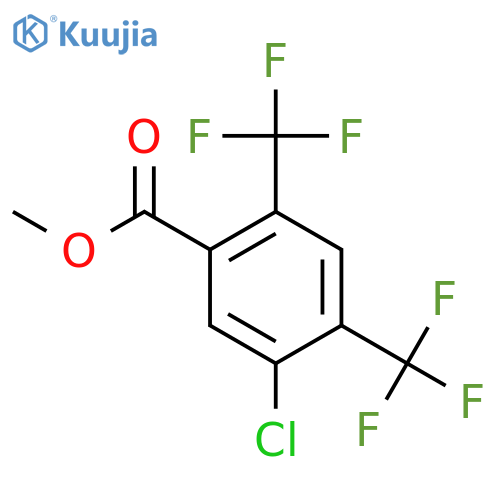 Methyl 2,4-bis(trifluoromethyl)-5-chlorobenzoate structure