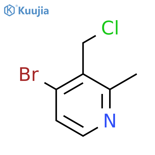 4-Bromo-3-chloromethyl-2-methylpyridine structure