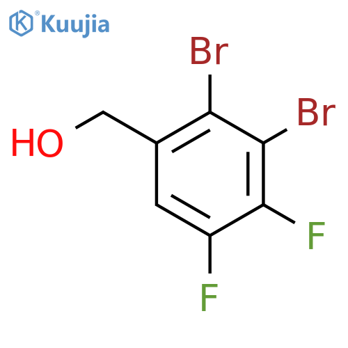 2,3-Dibromo-4,5-difluorobenzyl alcohol structure