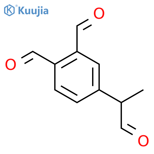 3,4-Diformylphenylpropanal structure