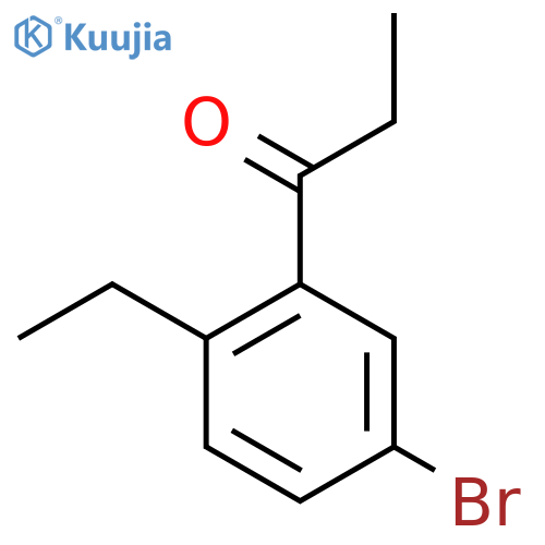 1-(5-Bromo-2-ethylphenyl)propan-1-one structure