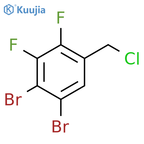4,5-Dibromo-2,3-difluorobenzyl chloride structure