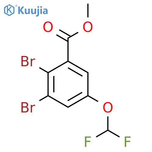 Methyl 2,3-dibromo-5-(difluoromethoxy)benzoate structure