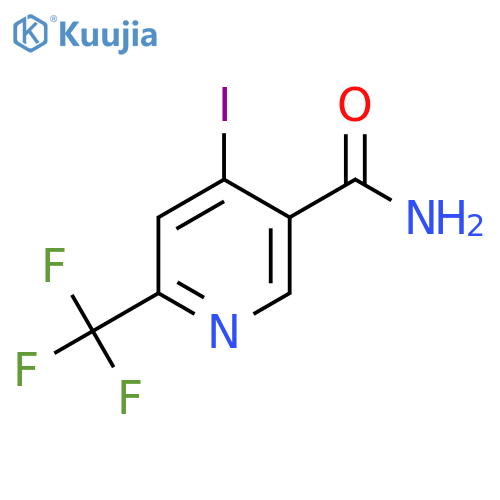 4-Iodo-6-(trifluoromethyl)nicotinamide structure