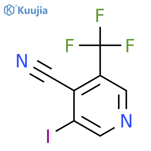 3-Iodo-5-(trifluoromethyl)isonicotinonitrile structure