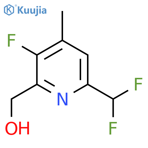 6-(Difluoromethyl)-3-fluoro-4-methylpyridine-2-methanol structure