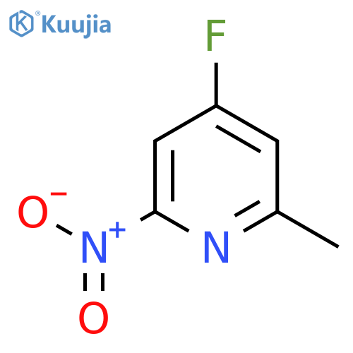 4-Fluoro-2-methyl-6-nitropyridine structure