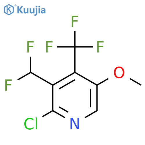 2-Chloro-3-(difluoromethyl)-5-methoxy-4-(trifluoromethyl)pyridine structure