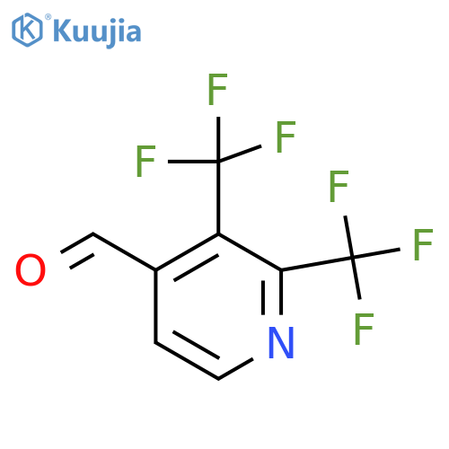 2,3-Bis(trifluoromethyl)isonicotinaldehyde structure