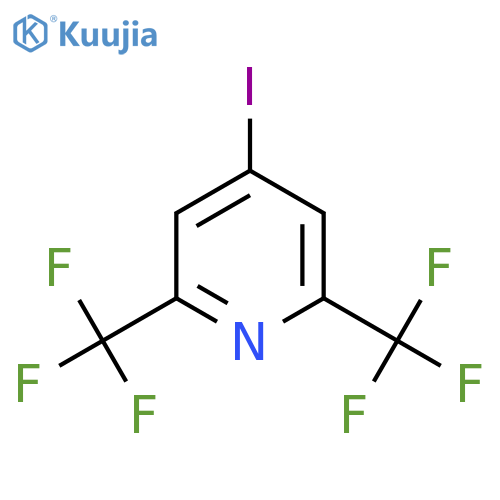2,6-Bis(trifluoromethyl)-4-iodopyridine structure