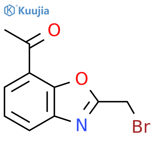 7-Acetyl-2-(bromomethyl)benzo[d]oxazole structure