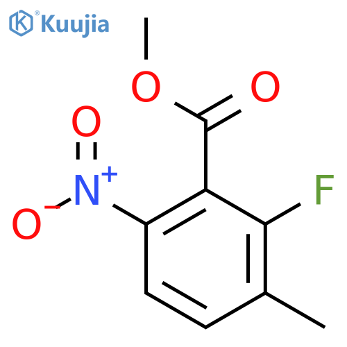 Methyl 2-fluoro-3-methyl-6-nitrobenzoate structure