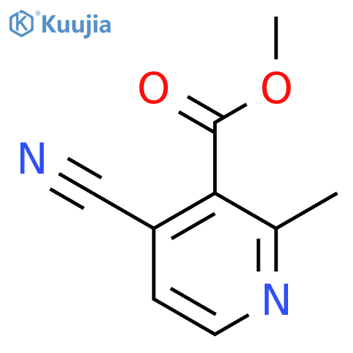 Methyl 4-cyano-2-methylnicotinate structure