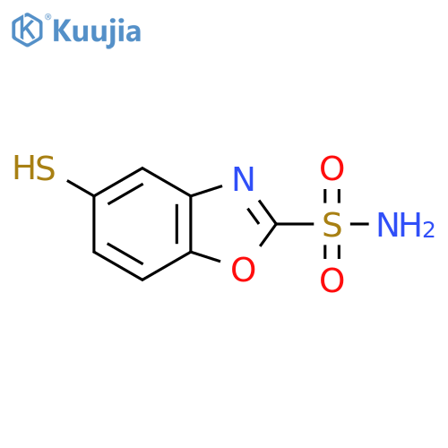 5-Mercaptobenzo[d]oxazole-2-sulfonamide structure