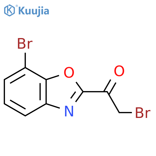 7-Bromo-2-(2-bromoacetyl)benzo[d]oxazole structure