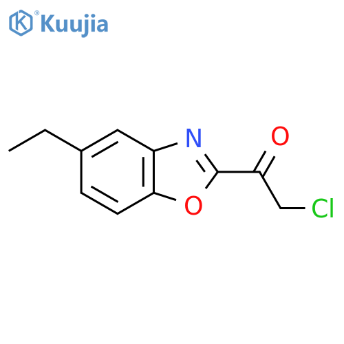 2-(2-Chloroacetyl)-5-ethylbenzo[d]oxazole structure