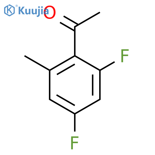 2',4'-Difluoro-6'-methylacetophenone structure