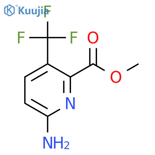 Methyl 6-amino-3-(trifluoromethyl)picolinate structure